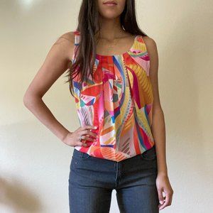 Vibrant sleeveless top